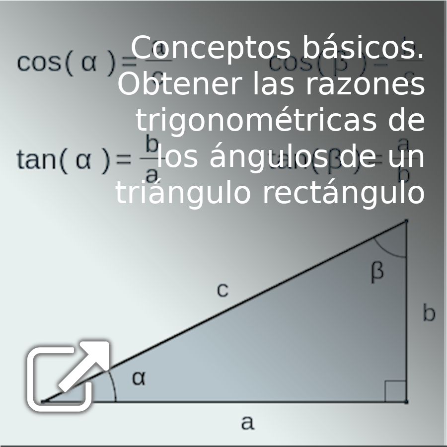 Conceptos Básicos Obtener Las Razones Trigonométricas De Los ángulos De Un Triángulo Rectángulo 
